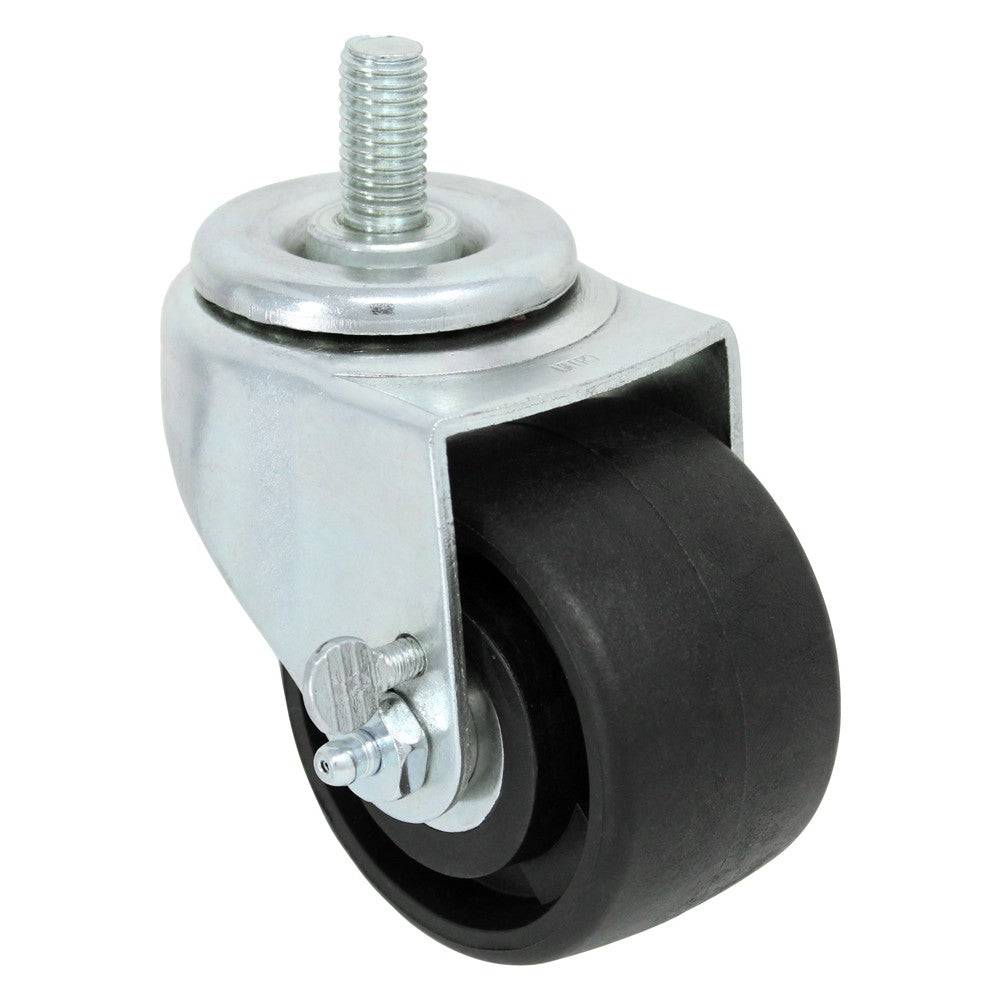 3" x 1-13/16" Light Duty Low Profile Swivel Caster with Maxrok Wheel - 03MA30IB0867RY