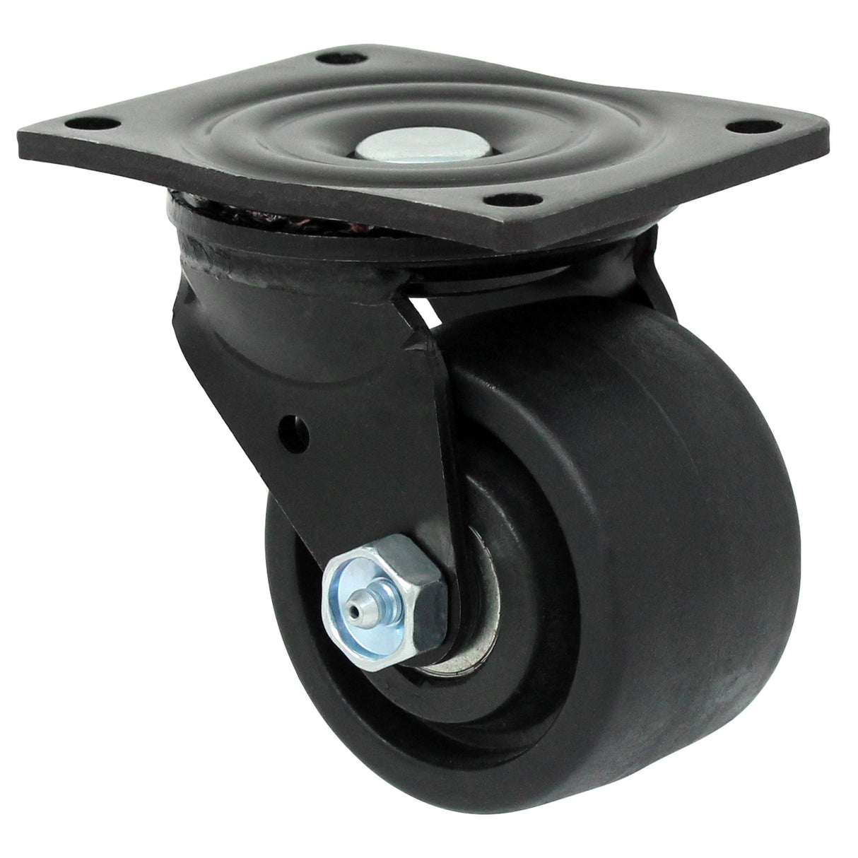 3" x 1-13/16" Heavy Duty Business Machine Swivel Caster with Maxrok Wheel - 05MA30IB0812XY