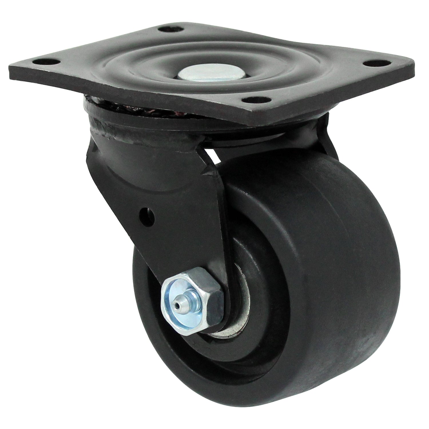 3" x 1-13/16" Heavy Duty Business Machine Swivel Caster with Maxrok Wheel - 05MA30IB0812XY