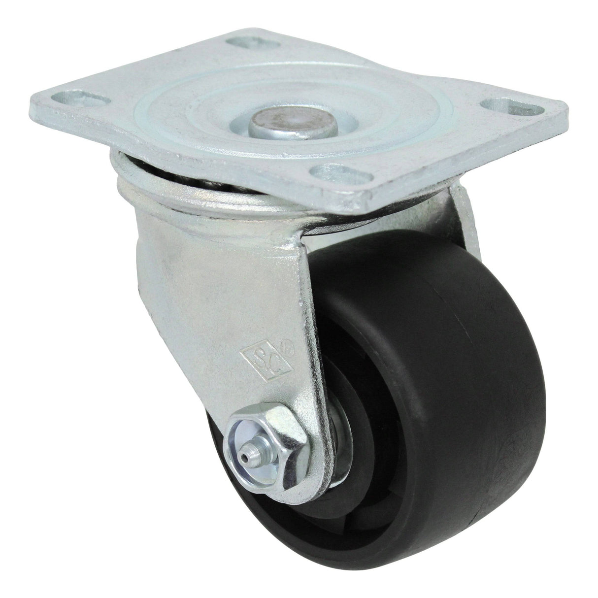 3" x 1-13/16" Heavy Duty Business Machine Swivel Caster with Maxrok Wheel - 05MA30IB6312YY