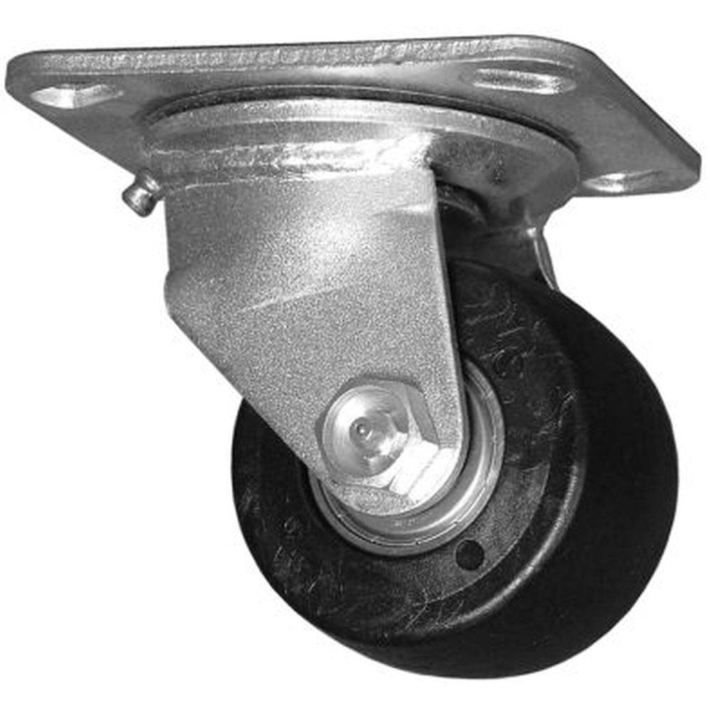 3" x 1-13/16" Heavy Duty Business Machine Swivel Caster with Maxrok Wheel - 05MA30IB6317YY