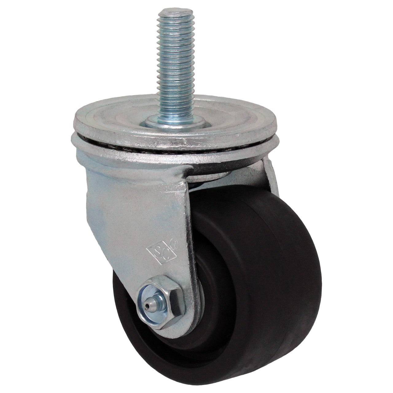 3" x 1-13/16" Heavy Duty Business Machine Swivel Caster with Maxrok Wheel - 05MA30IB0881YY