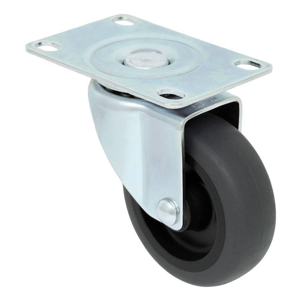 3" x 1" Light Duty Institutional Swivel Caster with Thermo-Pro Wheel - 09TP30DH8106YY