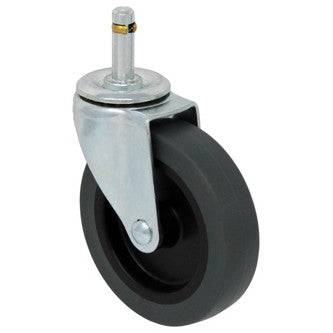 4" x 1-1/4" Light Duty Institutional Swivel Caster with Thermo-Pro Wheel - 09TP40DH8191YY