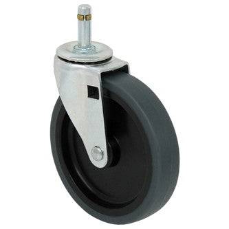 5" x 1" Light Duty Institutional Swivel Caster with Thermo-Pro Wheel - 09TP50DH8191YY