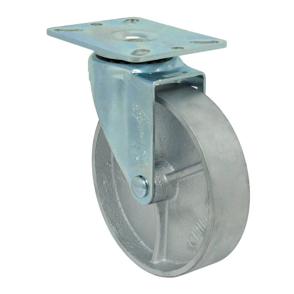 5" x 1-1/4" Light Medium Duty Swivel Caster with Semi-Steel Wheel - 75SS50GS8211YY