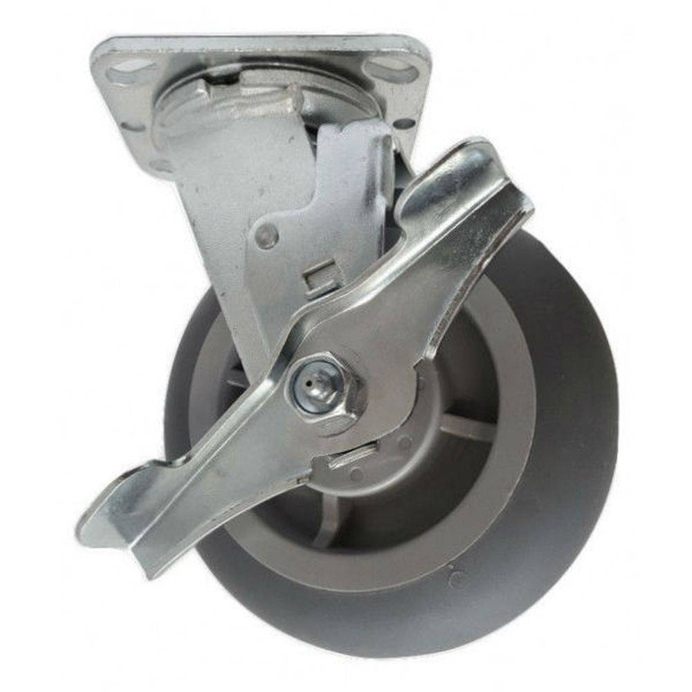 6" x 2" Medium Duty Series Swivel Caster with Thermo-Pro Wheel - 27TP60JX0417PT