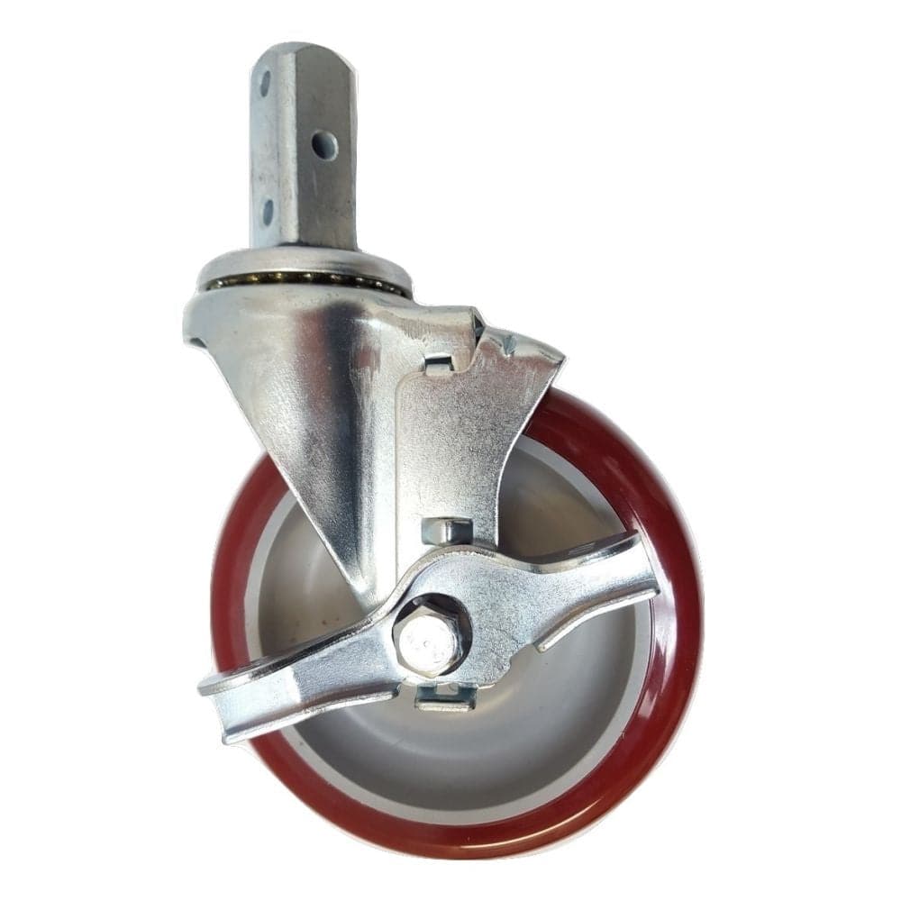 5" x 1-1/4" Light Medium Duty Swivel Caster with Polymadic Wheel - 21PM50GM4342TY