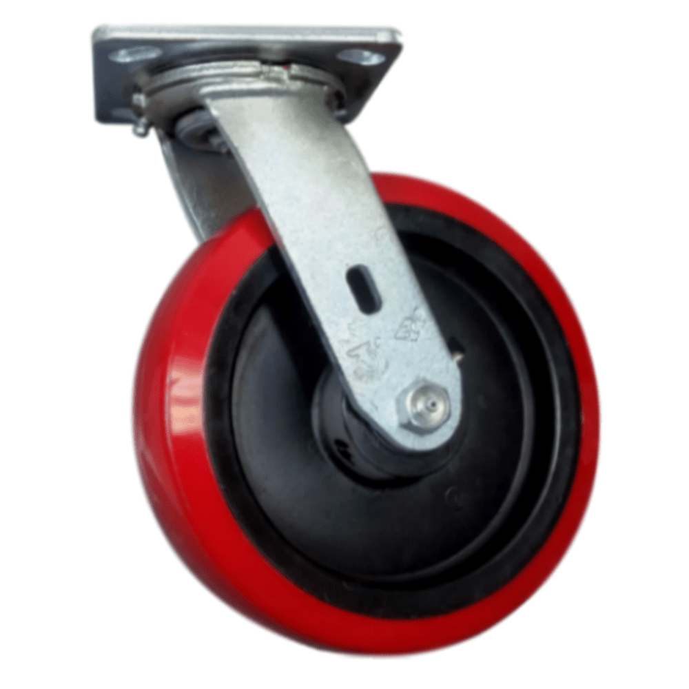 8" x 2" Medium Duty Series Swivel Caster with Poly-Pro Wheel - 27PP80JK0417YY