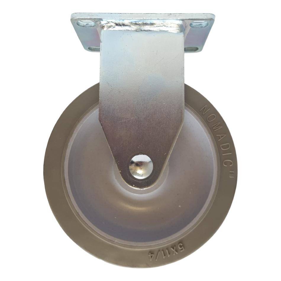 5" x 1-1/4" Light Medium Duty Rigid Caster with Nomadic Wheel - 76NM50GI4311YY