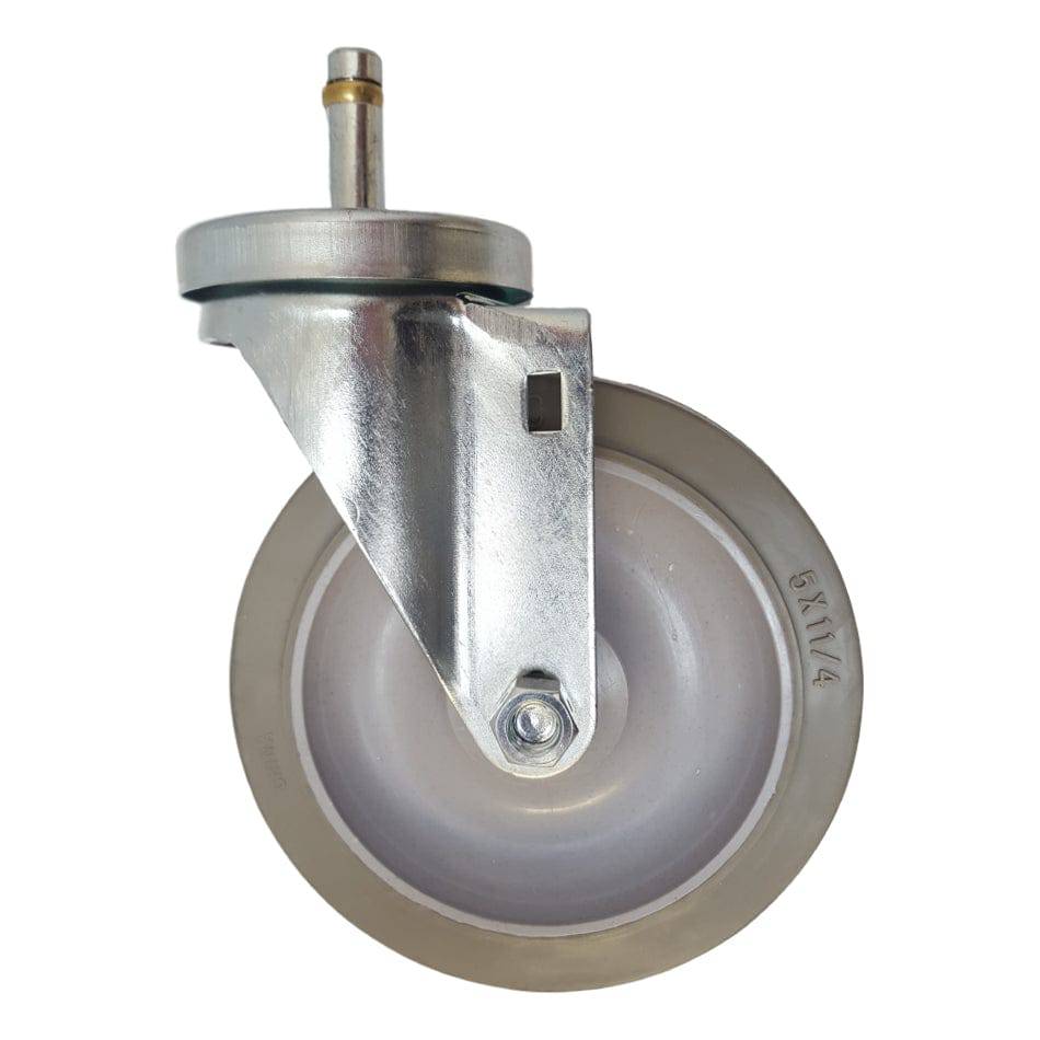 5" x 1-1/4" Light Medium Duty Swivel Caster with Nomadic Wheel - 21NM50GI4391YY