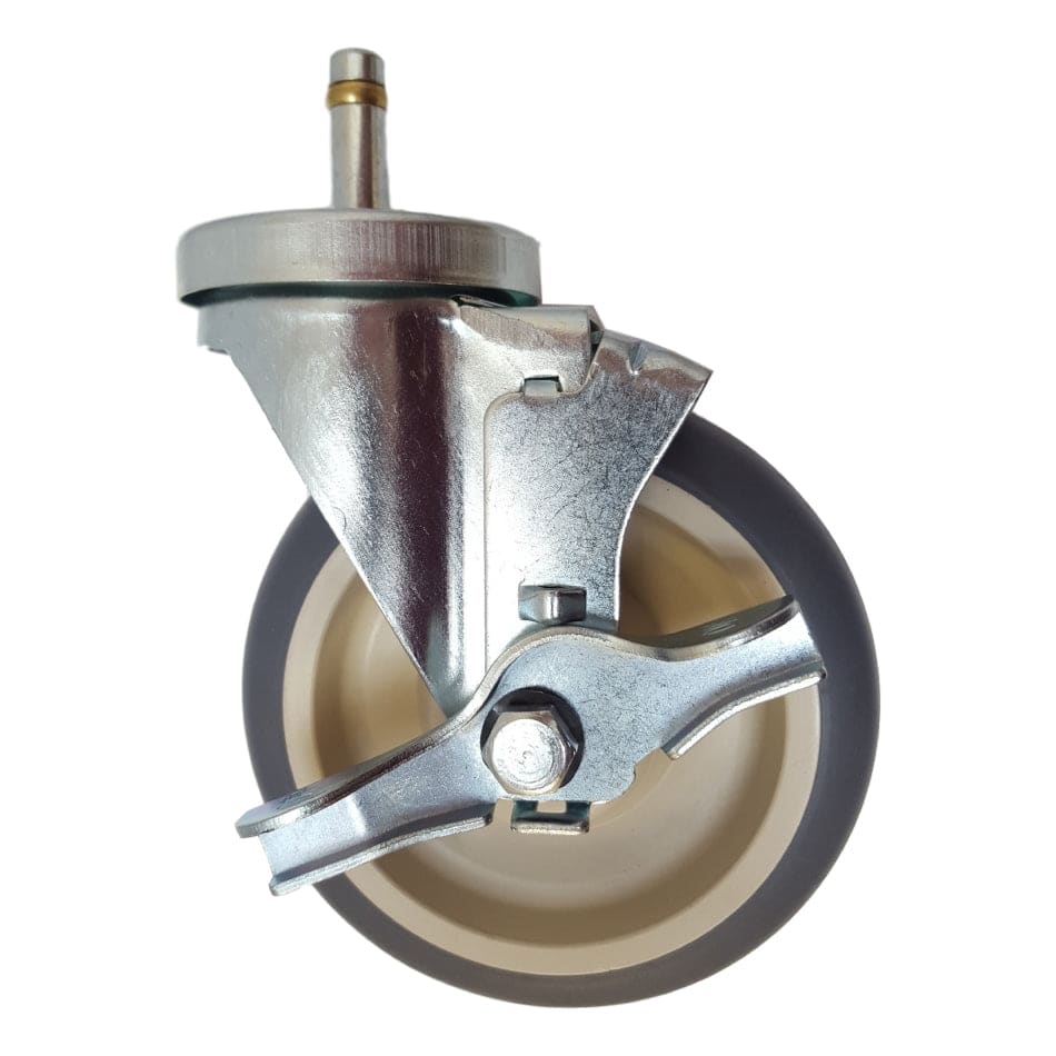 5" x 1-1/4" Light Medium Duty Swivel Caster with Thermo-Pro Wheel - 21TP50GY4791TY