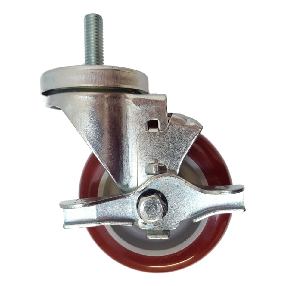 4" x 1-1/4" Light Medium Duty Swivel Caster with Polymadic Wheel - 21PM40GM4368TY
