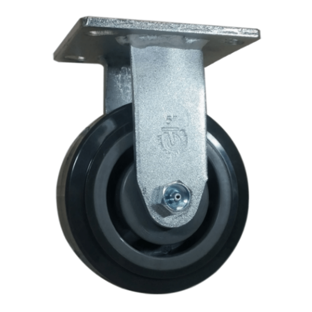 5" x 2" Medium Duty Series Rigid Caster with Polymadic Wheel - 28PM50JI6017YY
