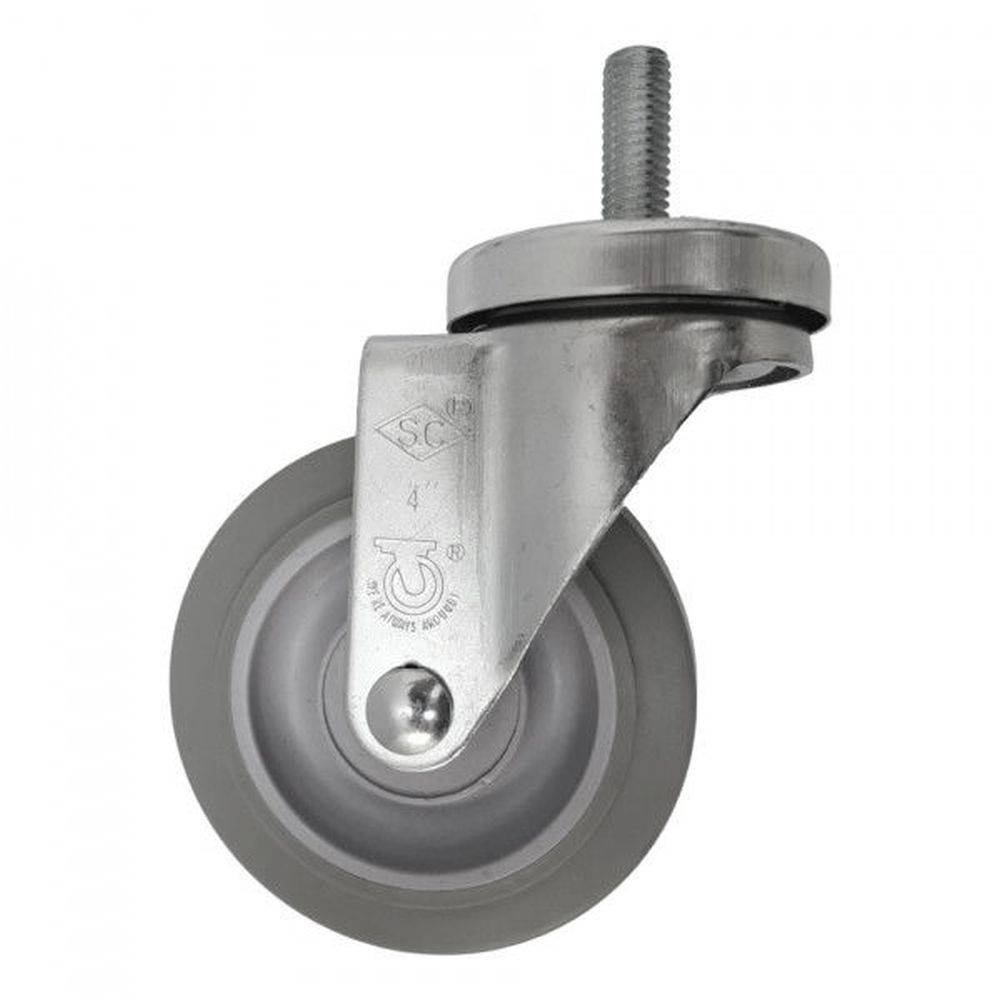 4" x 1-1/4" Light Medium Duty Swivel Caster with Nomadic Wheel - 21NM40GI4368YY