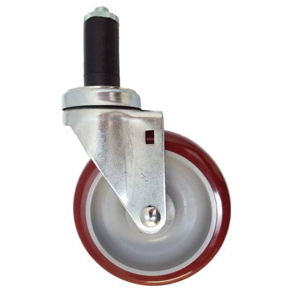 5" x 1-1/4" Light Medium Duty Swivel Caster with Polymadic Wheel - 21PM50GM4377YY