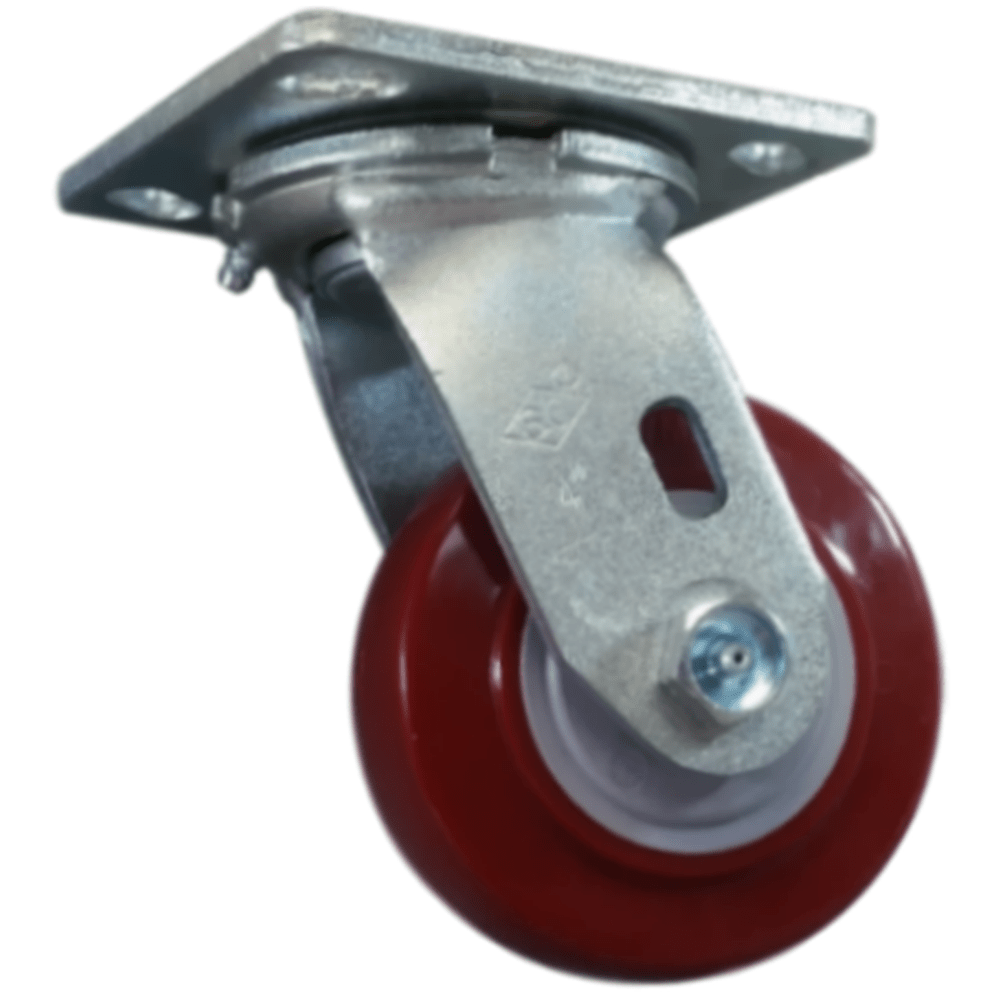 4" x 2" Medium Duty Series Swivel Caster with Polymadic Wheel - 27PM40JI6017YY