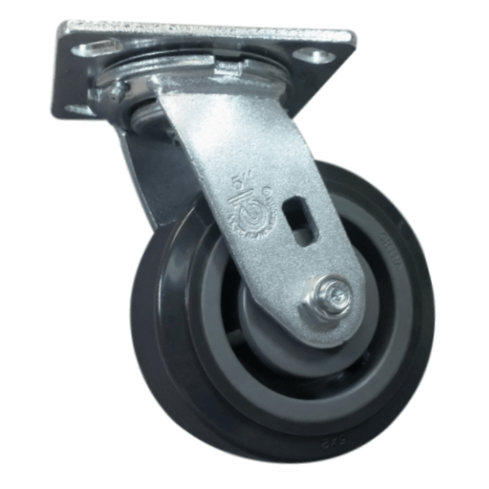 5" x 2" Medium Duty Series Swivel Caster with Polymadic Wheel - 27PM50JM6017YY