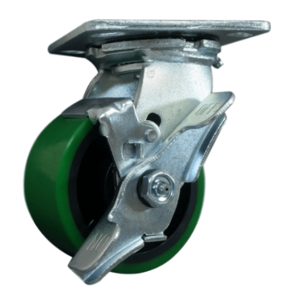 4" x 2" Medium Duty Series Swivel Caster with Polyon Maxrok Wheel - 27MU40JG6017TY