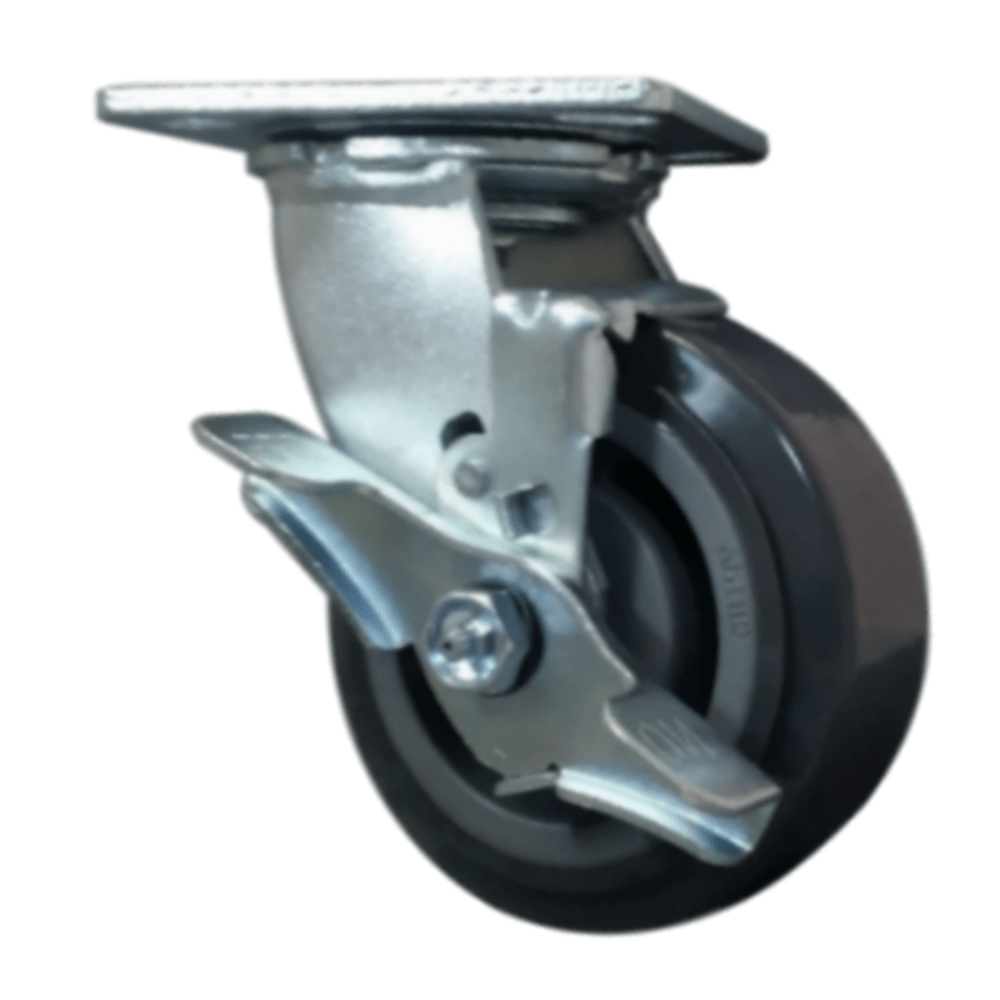 5" x 2" Medium Duty Series Swivel Caster with Polymadic Wheel - 27PM50JM6017TY
