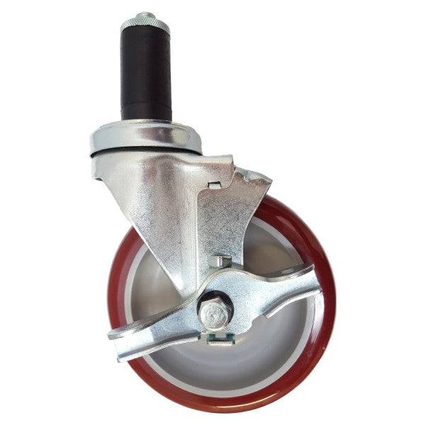 5" x 1-1/4" Light Medium Duty Swivel Caster with Polymadic Wheel - 21PM50GM4377TY