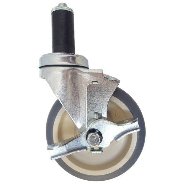 5" x 1-1/4" Light Medium Duty Swivel Caster with Thermo-Pro Wheel - 21TP50GY4777TY