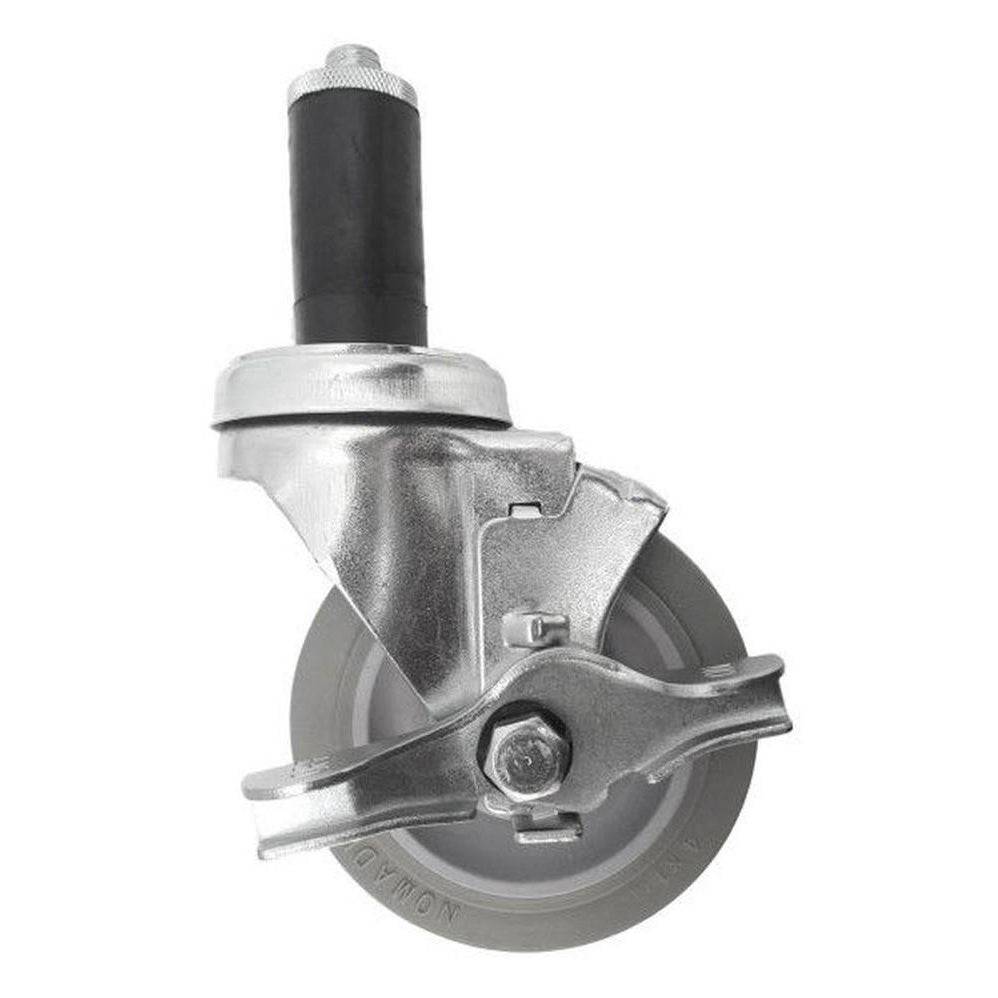 4" x 1-1/4" Light Medium Duty Swivel Caster with Nomadic Wheel - 21NM40GI4377TY