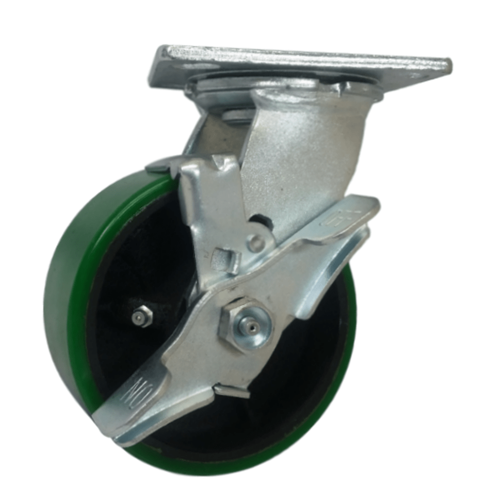 5" x 2" Medium Duty Series Swivel Caster with Polyon Wheel - 27PU50JG0417TY