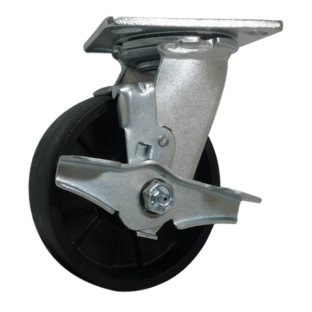 5" x 2" Medium Duty Series Swivel Caster with Maxrok Wheel - 27MA50JB6017TY