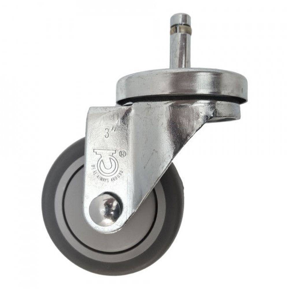 3" x 1-1/4" Light Medium Duty Swivel Caster with Thermo-Pro Wheel - 21TP30GI4491YY