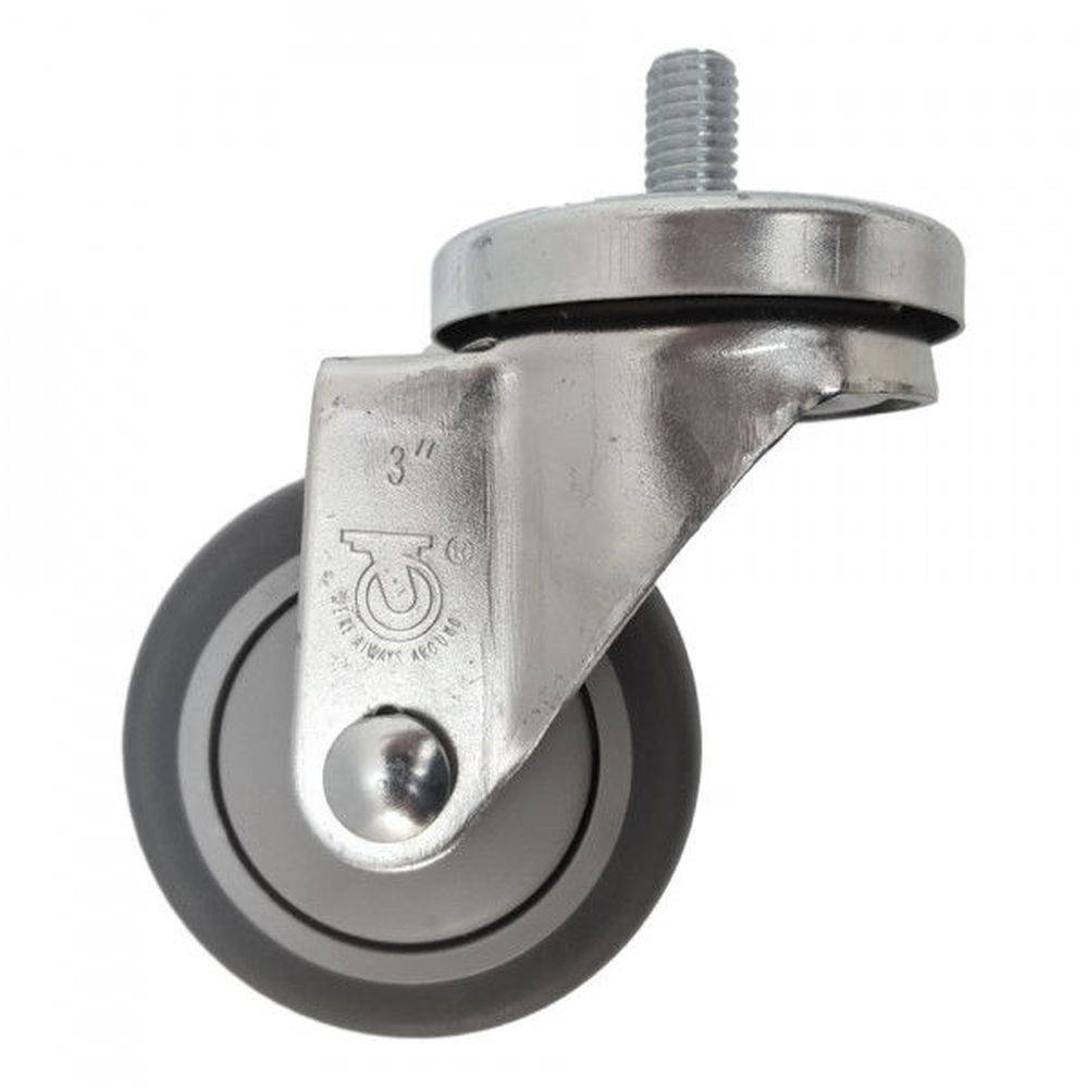 3" x 1-1/4" Light Medium Duty Swivel Caster with Thermo-Pro Wheel - 21TP30GI4467YY