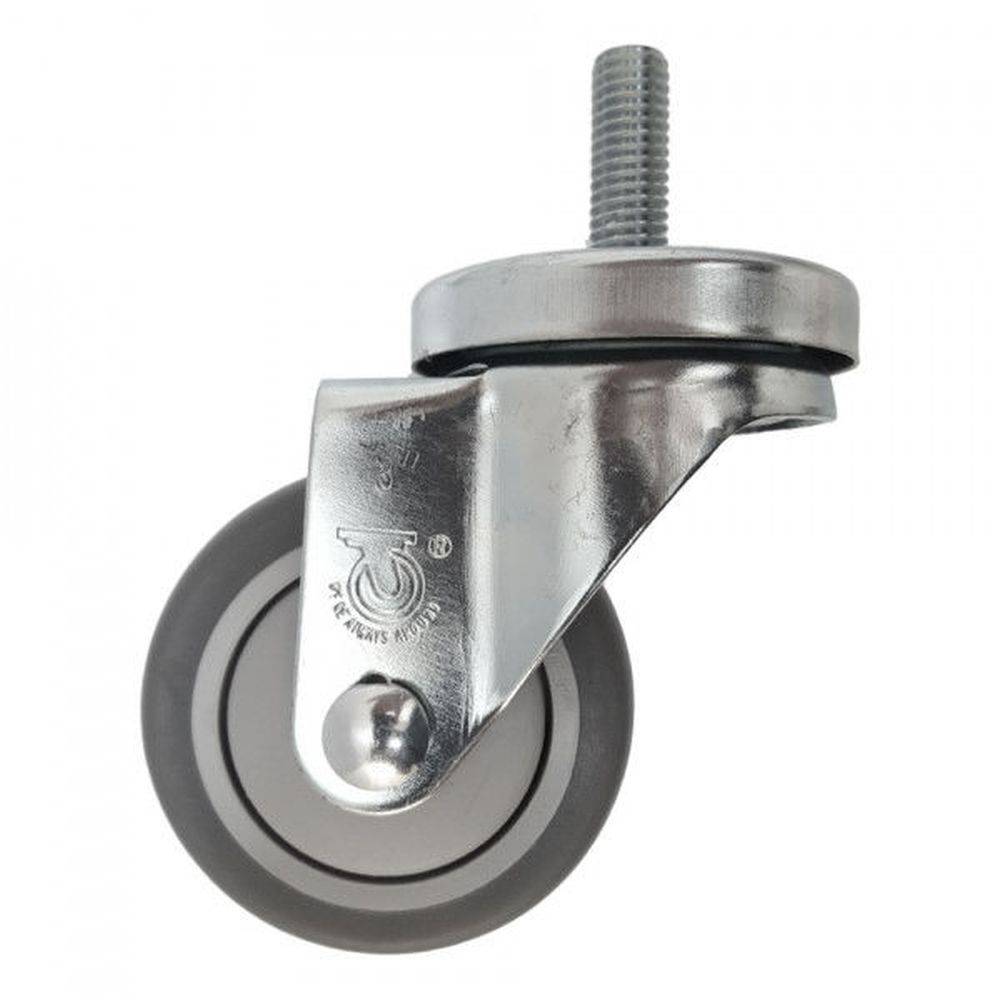 3" x 1-1/4" Light Medium Duty Swivel Caster with Thermo-Pro Wheel - 21TP30GI4468YY