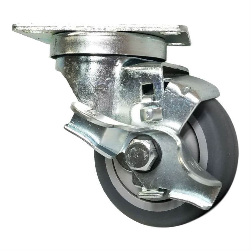 3" x 1-1/4" Light Medium Duty Swivel Caster with Thermo-Pro Wheel - 75TP30GI4406TY