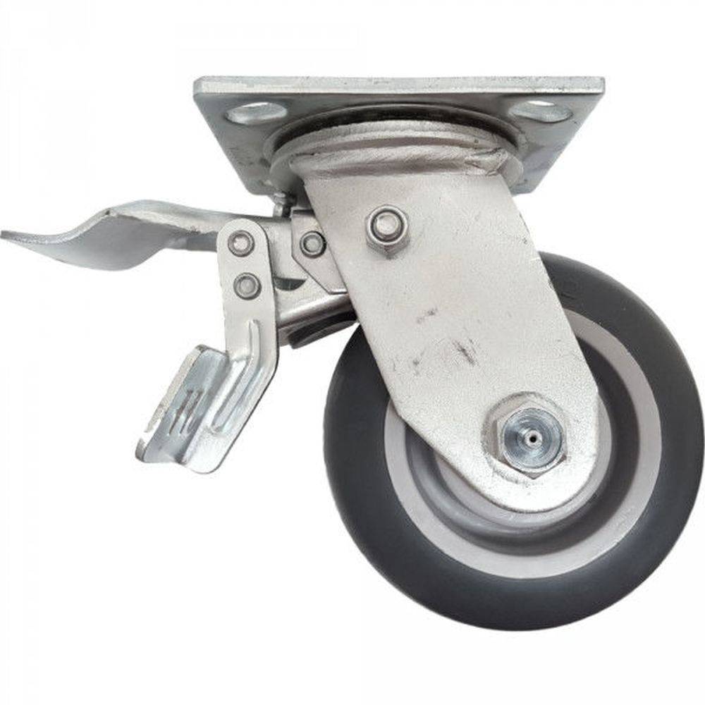 5" x 2" Leading Total Lock Swivel Caster with Thermo-Pro Wheel - DTTP50JY0417YY