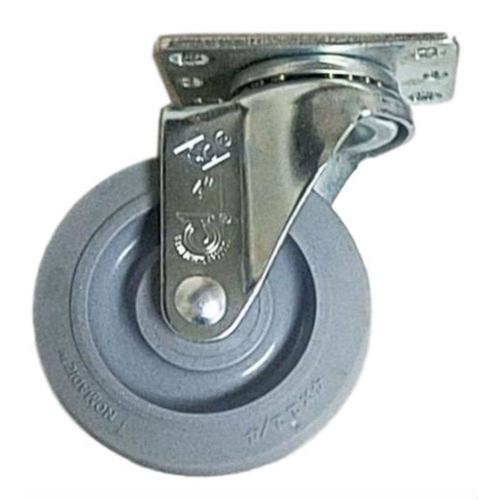 4" x 1-1/4" Light Medium Duty Stainless Steel Swivel Caster with Nomadic Wheel - 15NM40GI4S06YY