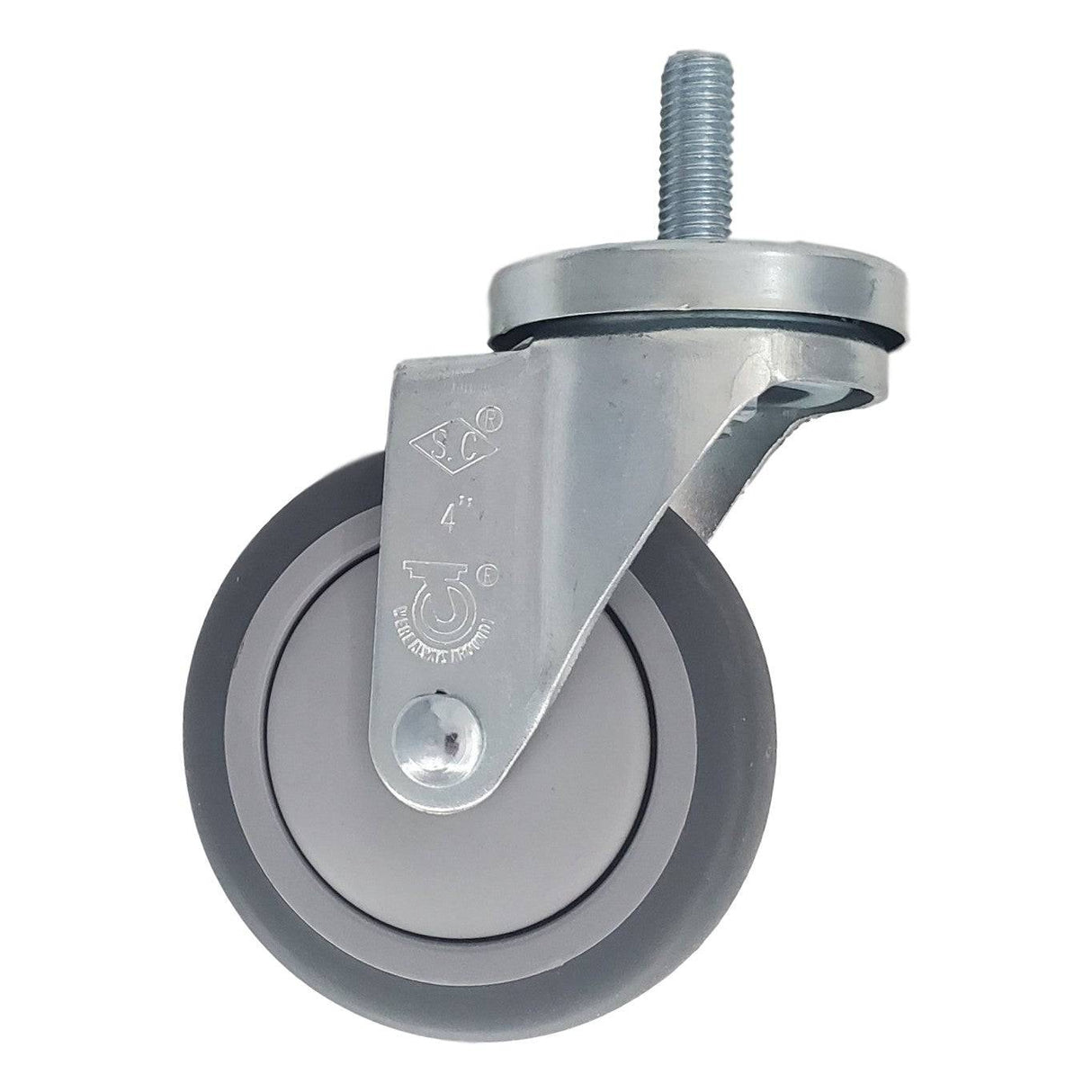 4" x 1-1/4" Light Medium Duty Swivel Caster with Thermo-Pro Wheel - 21TP40GI4468YY