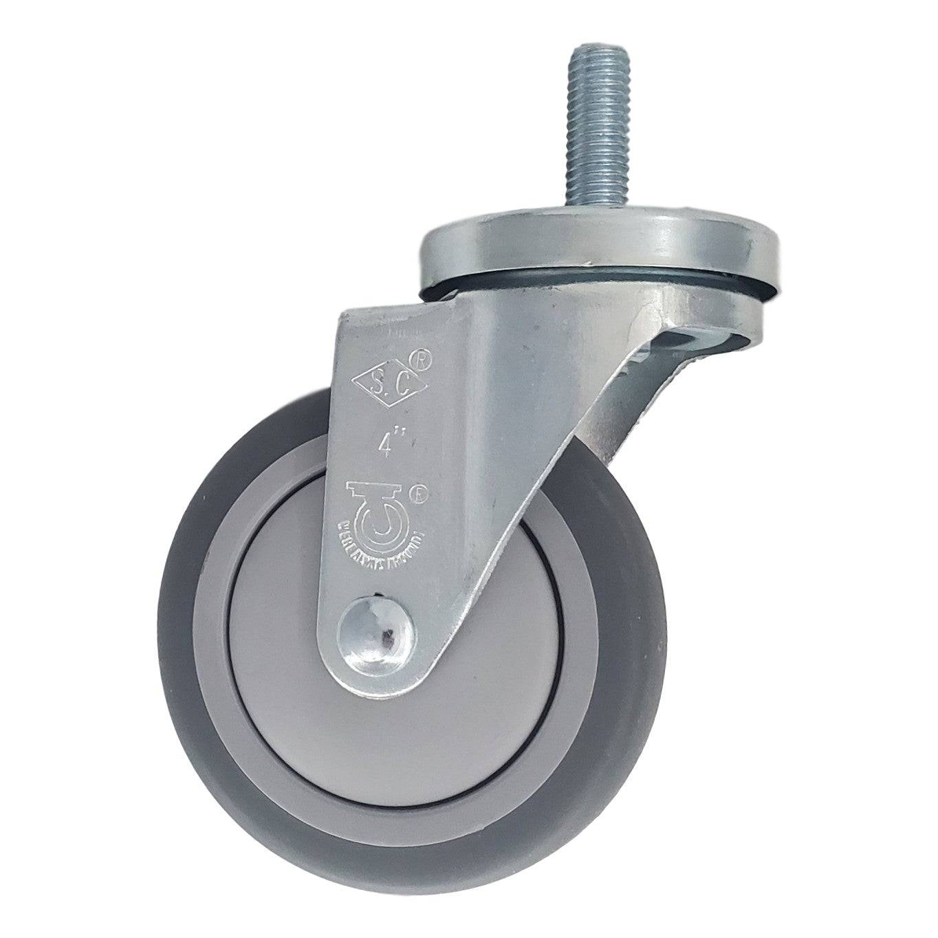 4" x 1-1/4" Light Medium Duty Swivel Caster with Thermo-Pro Wheel - 21TP40GI4468YY
