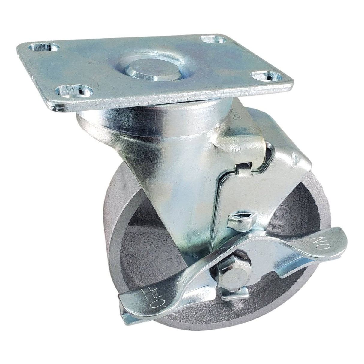 4" x 1-1/4" Light Medium Duty Swivel Caster with Semi-Steel Wheel - 75SS40GS8206TY