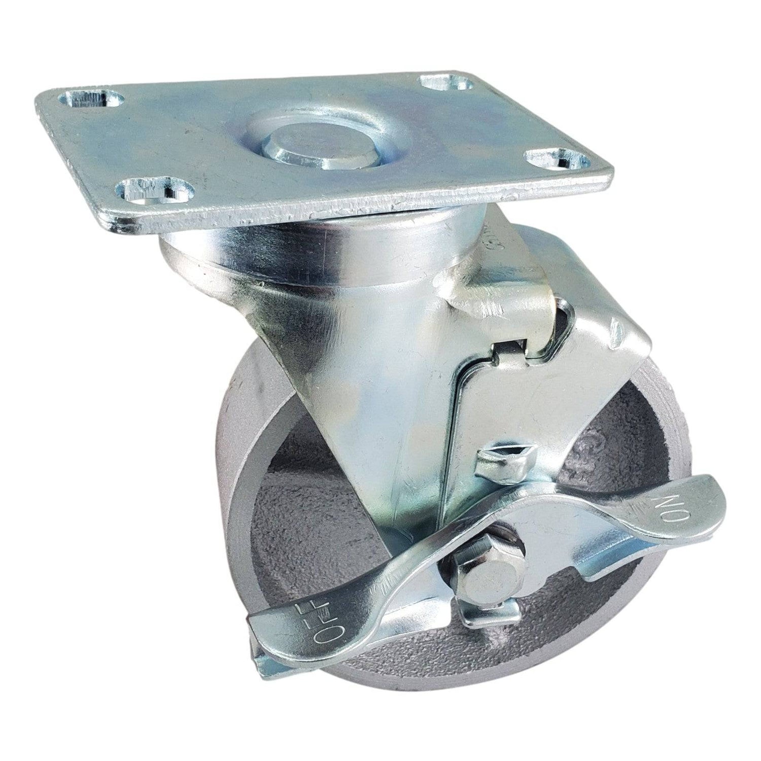 4" x 1-1/4" Light Medium Duty Swivel Caster with Semi-Steel Wheel - 75SS40GS8206TY