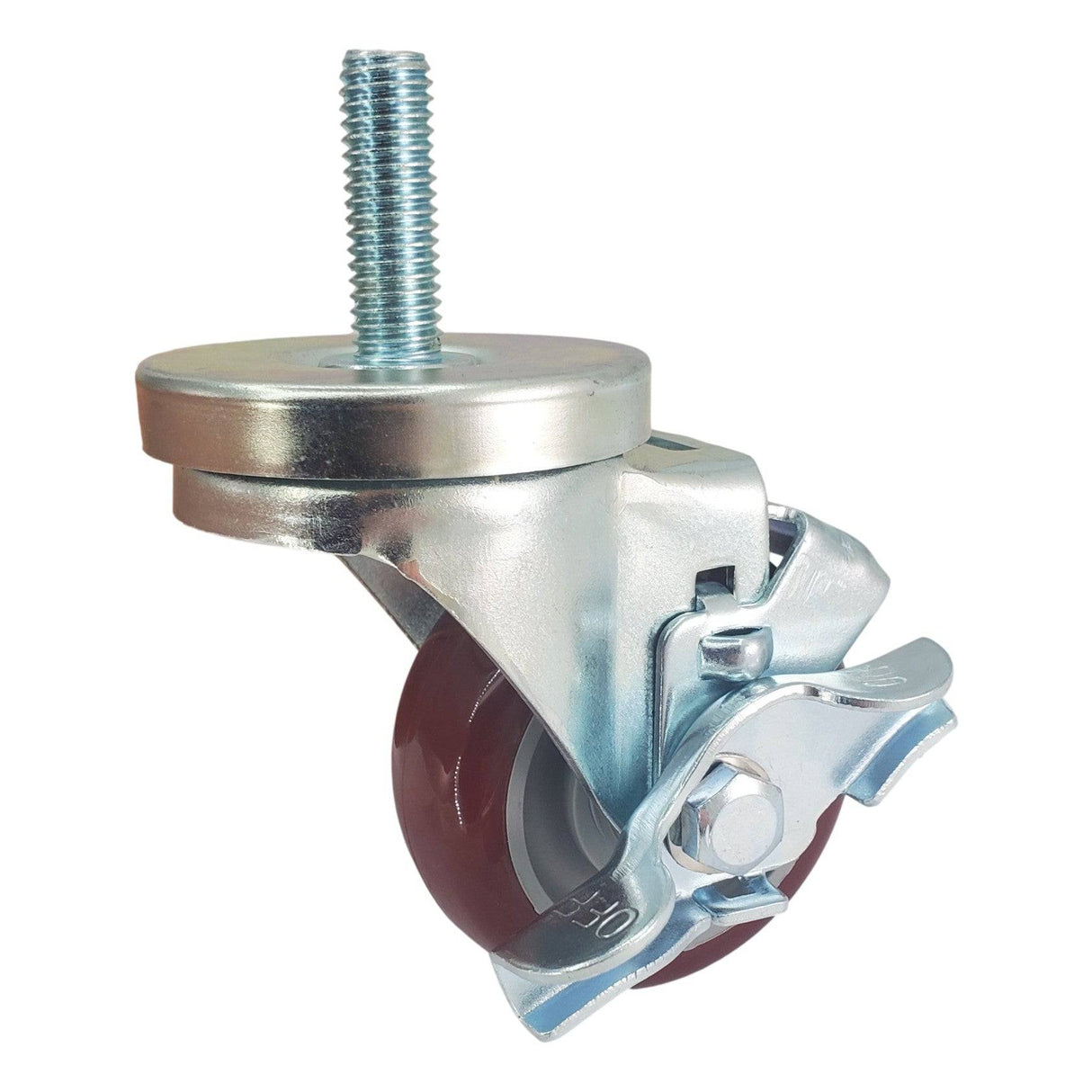 3" x 1-1/4" Light Medium Duty Swivel Caster with Polymadic Wheel - 21PM30GM4368TY
