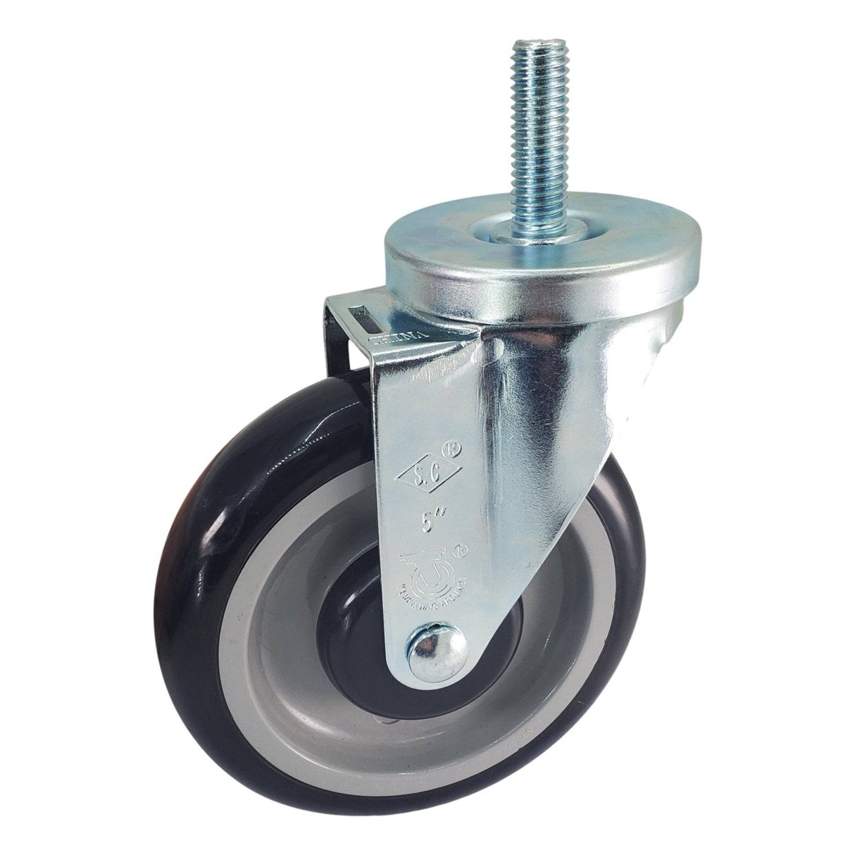 5" x 1-1/4" Light Medium Duty Swivel Caster with Poly-Pro Wheel - 21PP50GP4268YY
