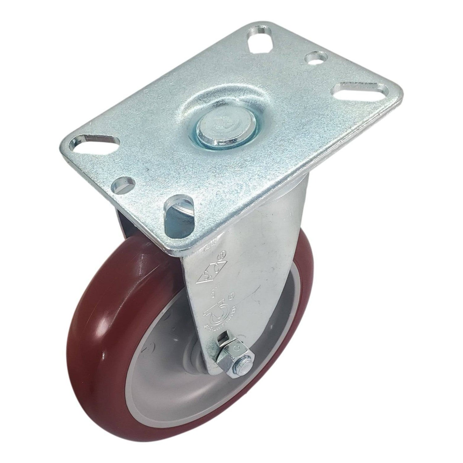 5" x 1-1/8" Light Medium Duty Swivel Caster with Polymadic Wheel - 75PM50GM4311YY