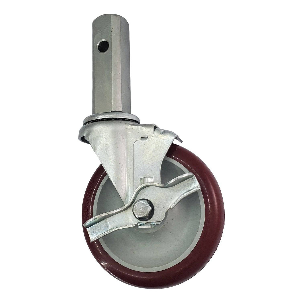 5" x 1-1/4" Light Medium Duty Swivel Caster with Polymadic Wheel - 75PM50GM43Q1TY