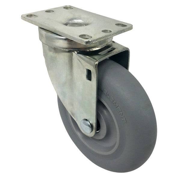 5" x 1-1/4" Light Medium Duty Swivel Caster with Element Wheel - 75EL50GI4306YY