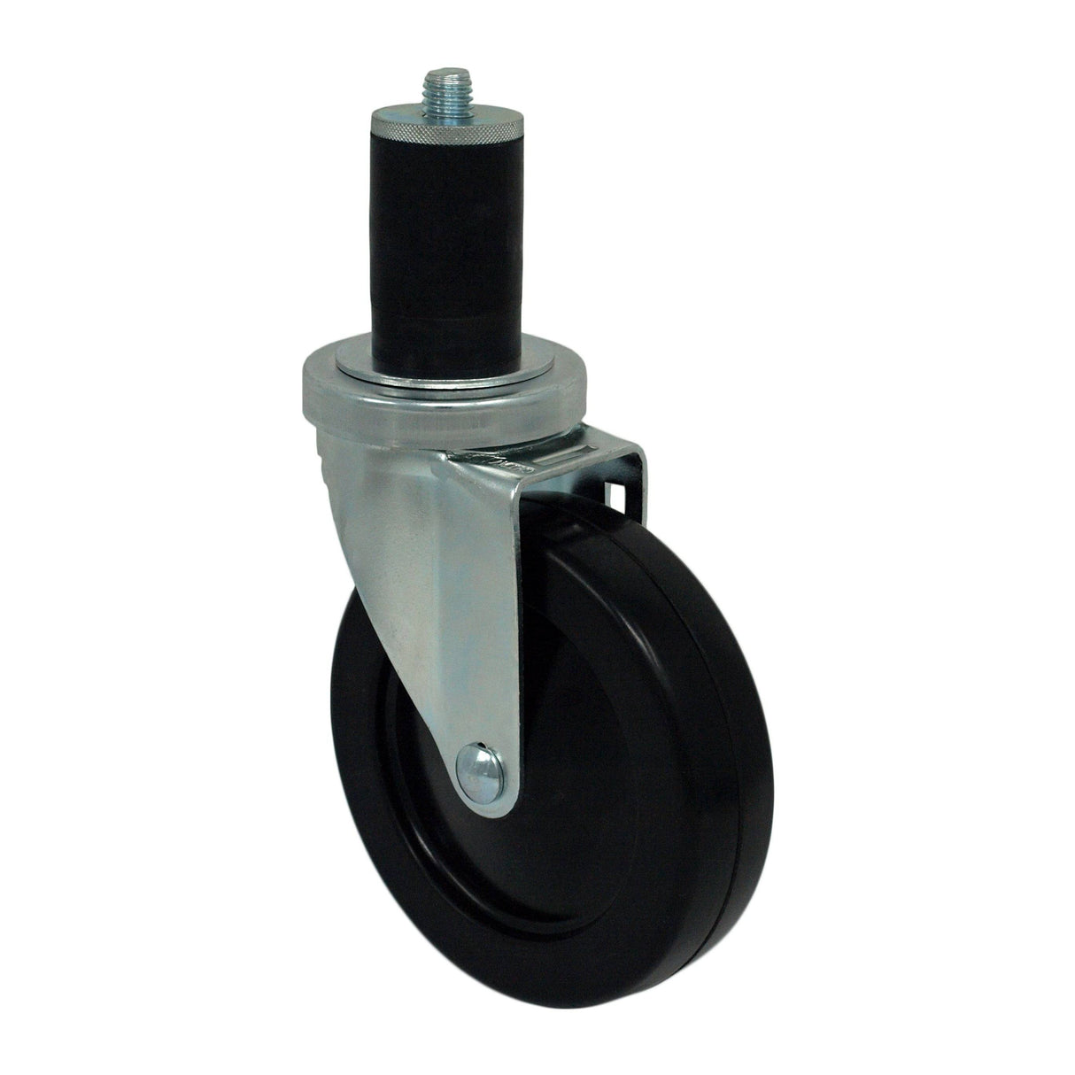 5" x 1-1/4" Light Medium Duty Swivel Caster with Hard Rubber Wheel - 21HR50GB8277YY