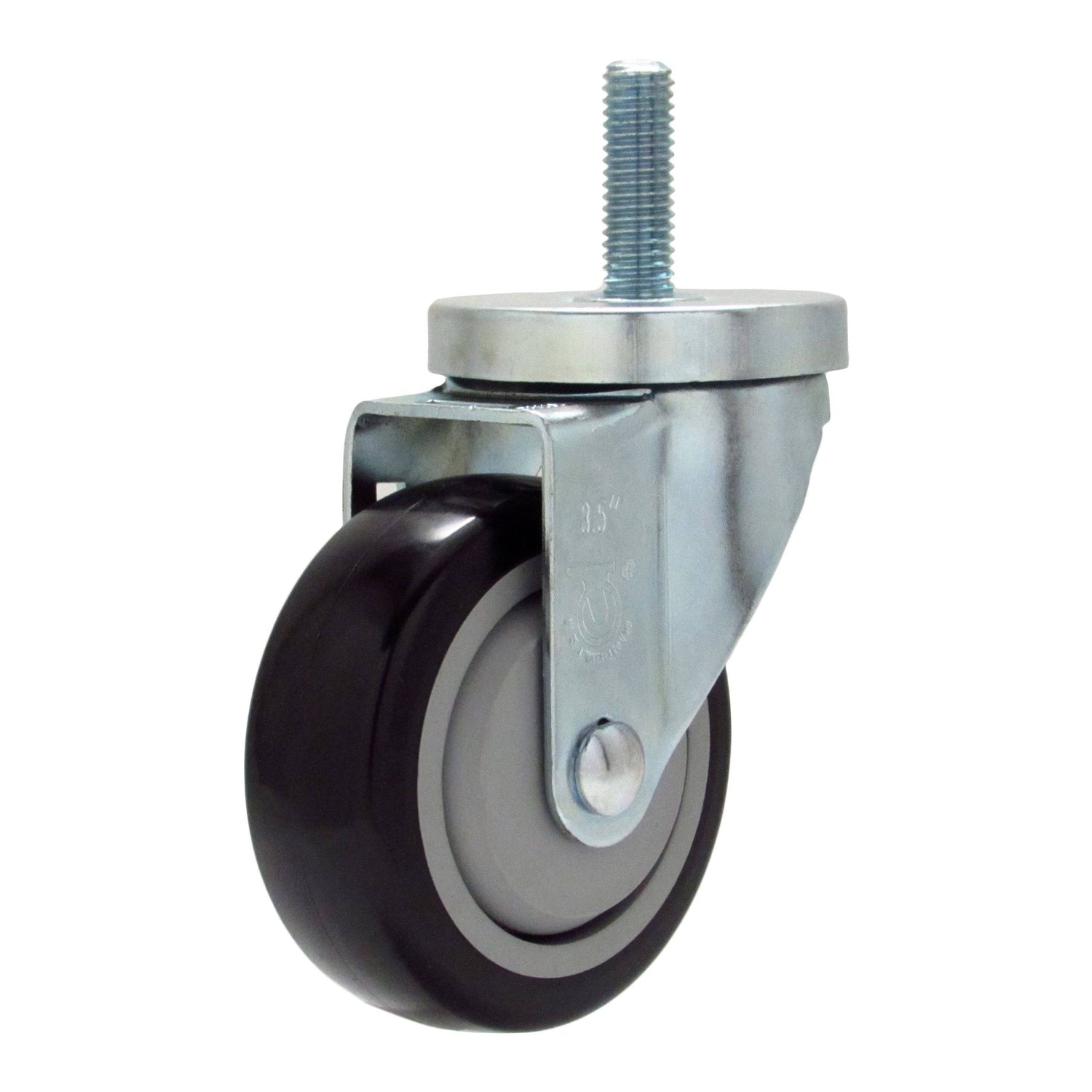 3-1/2" x 1-1/4" Light Medium Duty Swivel Caster with Poly-Pro Wheel - 21PP35GA4468YY