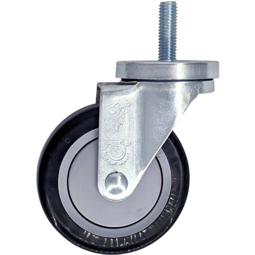 4" x 1-1/4" Light Medium Duty Swivel Caster with Poly-Pro Wheel - 21PP40GA4470YY