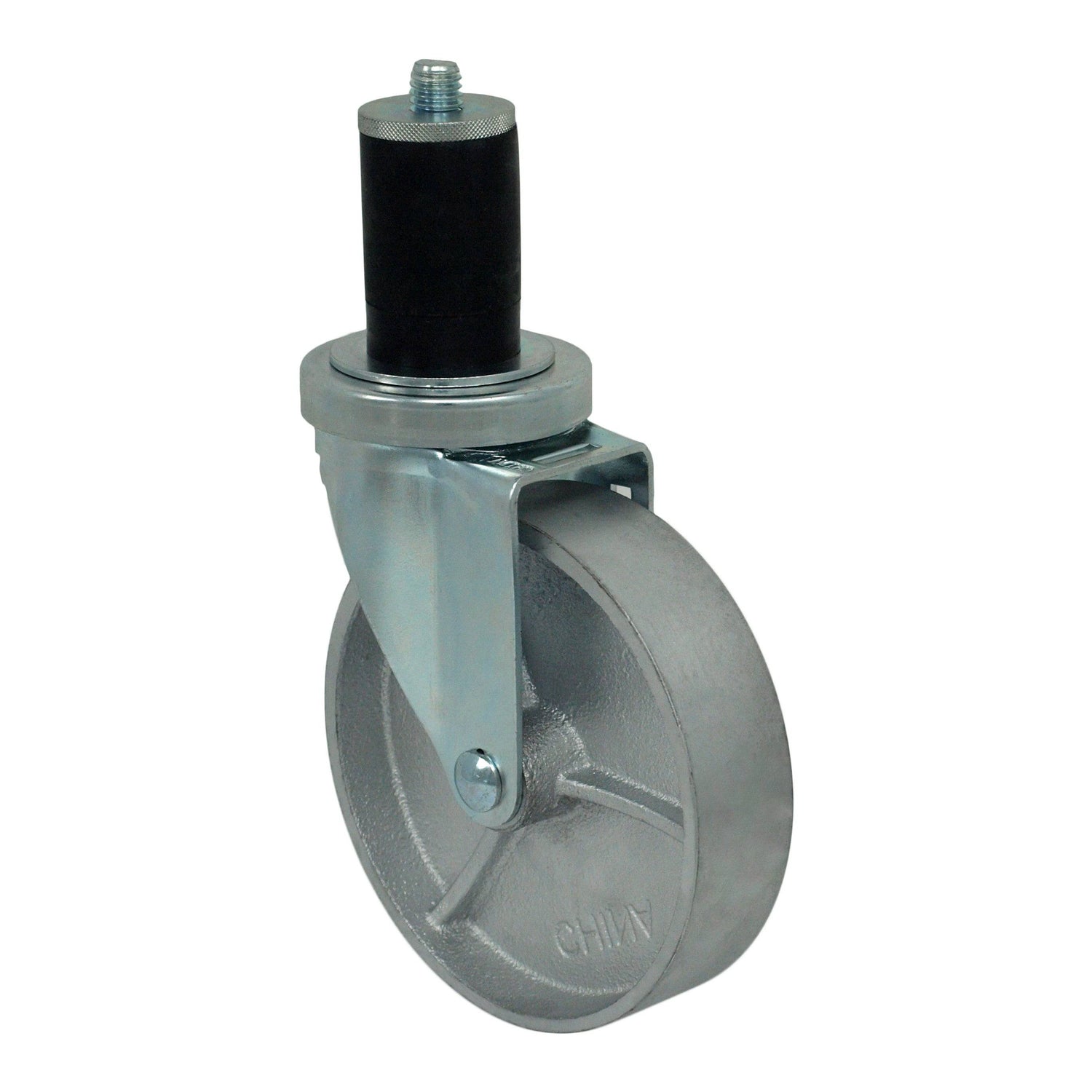 5" x 1-1/4" Light Medium Duty Swivel Caster with Semi-Steel Wheel - 21SS50GS8273YY