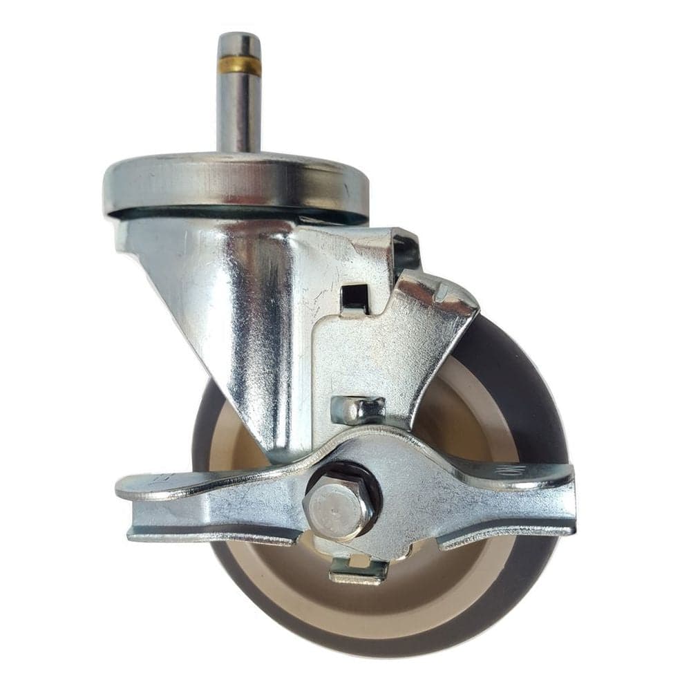 4" x 1-1/4" Light Medium Duty Swivel Caster with Thermo-Pro Wheel - 21TP40GY4791TY