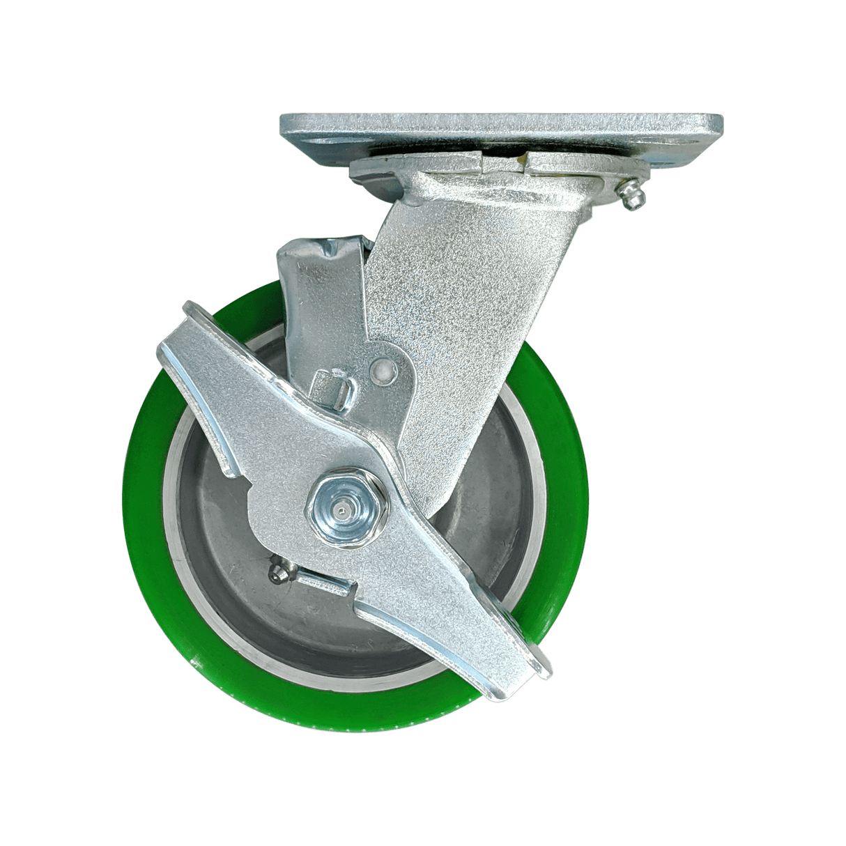 5" x 2" Medium Duty Series Swivel Caster with Polyon Aluminum Wheel - 27PA50JN0417TY